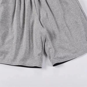 Shorts en maille pour hommes, style streetwear, vente chaude, nouvelle collection, logo personnalisé et design professionnel, couleur unie - Product Image 3