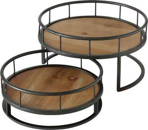 Bandeja de madera de estilo americano con marco de metal en forma de hoja, tarros para frutas secas, bandeja de almacenamiento de dulces personalizada, tarros de vidrio y bandeja de madera - Product Image 4