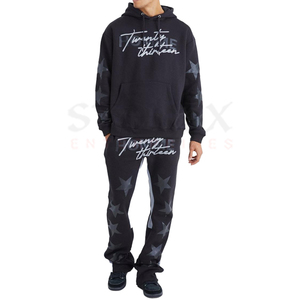 2023 conception de logo personnalisé haute qualité hommes survêtements à manches longues pas cher prix décontracté vêtements d'hiver sport coton homme survêtement - Product Image 1