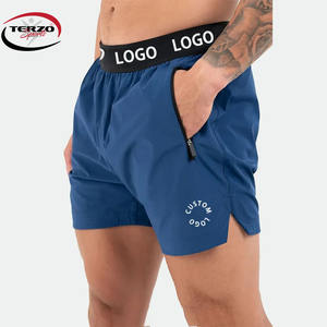 บริการผลิตกางเกงขาสั้นออกกำลังกายแบบ OEM รับทำโลโก้ กางเกงจ็อกเกอร์โพลีเอสเตอร์ แห้งเร็ว ระบายอากาศดี เหมาะสำหรับวิ่ง เล่นบาสเก็ตบอล ชุดออกกำลังกาย กางเกงออกกำลังกายผู้ชาย - Product Image 5