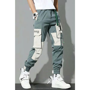 Pantalones de hombre lavados al por mayor logotipo personalizado utilidad pantalones cargo con bolsillos laterales pantalones cargo casual al aire libre pantalones de nailon - Product Image 4