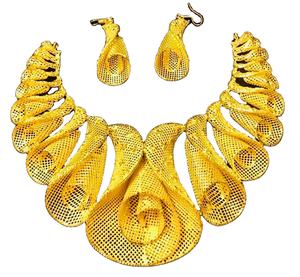 Collares de cobre con diseño de rosa para mujer, joyería encantadora chapada en oro, cadena clásica de caja de la India, boda de Turquía - Product Image 3