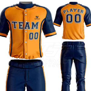 Uniforme de Béisbol Profesional para Hombre, Jersey y Pantalones con Logotipo Personalizado, Transpirable, Impresión por Sublimación, Secado Rápido, Colores Personalizados, 100% Poliéster - Product Image 6