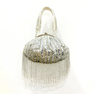 กระเป๋าคริสตัลทำมือสไตล์อินเดียปักลายสำหรับงานเฉลิมฉลองงานแต่งงานและคืนของขวัญอินเทรนด์! - Product Image 1