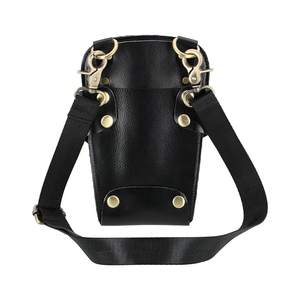 Sac à ciseaux pour coiffeur, pochette de ceinture en cuir PU pour barbier, étui de rangement professionnel pour outils de coiffure avec ceinture par LCI - Product Image 3