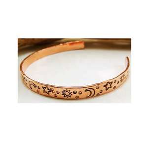 Premium Quality Copper <b>Magnetic</b> <b>Bracelet</b> Bangles Set Pure Natural Handmade Religious Design Customizable Color Carved - Product Image 3