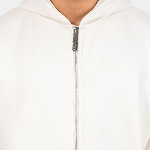 Sudadera con Capucha Térmica para Hombre, 100% Algodón Grueso, Estampado Personalizado, Cierre de Cremallera, Corte Regular, Forro Polar de Invierno, Alta Calidad - Product Image 4