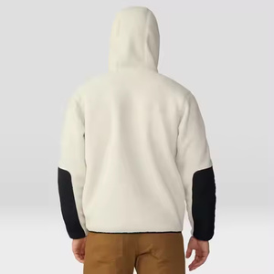 Best Industry Trending <b>Men's</b> Wool <b>Hoodie</b> High Street Active Wear with Logo Print <b>Sherpa</b> Long Sleeve for Winter - Product Image 2