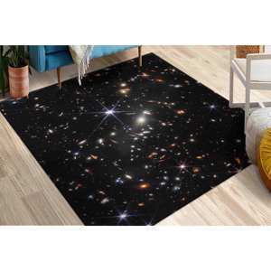 Tapis NASA Deep Field : Tapis antidérapant imprimé espace, tapis en chenille - Product Image 1