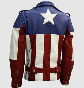 เสื้อแจ็คเก็ตผู้ชาย แจ็คเก็ตหนัง PU ซิป เสื้อโค้ทแขนยาว สไตล์สตรีทเท่ๆ ลำลอง ขี่มอเตอร์ไซค์ - Product Image 2