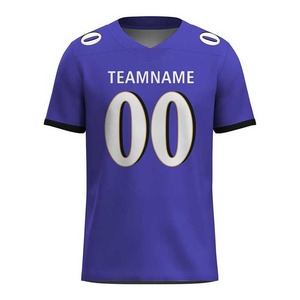 Camiseta de fútbol de alta calidad Trend Mans Camisetas de fútbol americano Logotipo personalizado Diseño personalizado Ropa deportiva Hombres Ropa de fútbol americano - Product Image 4