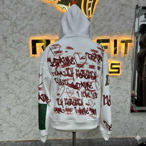 เสื้อฮู้ดซิปผ้าฝ้ายคุณภาพสูง 100% สำหรับฤดูหนาว พิมพ์ลายดิจิทัล ผ้าฟลีซ เป็นมิตรกับสิ่งแวดล้อม ระบายอากาศได้ดี เหมาะสำหรับทุกเพศ - Product Image 4