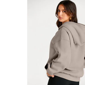 Sweat à capuche pour femme en tricot léger, best-seller, service OEM, prix d'usine, confortable à porter en hiver, impression numérique - Product Image 6