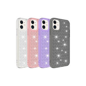 Funda de Silicona con Diseño de Nieve Brillante Netzy para iPhone 11, Color Rosa UV, Protectora, Compatible con 7 Plus, 14 Plus, 13 Pro Max Plus - Product Image 2