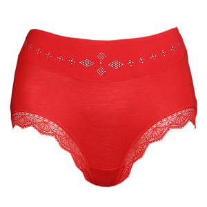 Culotte fantaisie pour femme (A11) - Rouge - Product Image 1