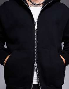 Service OEM – Nouveau Hoodie d'Hiver Décontracté à Capuche avec Fermeture Éclair, Impression Numérique Effet Délavé, Léger, Couleur Unie, Séchage Rapide - Product Image 1