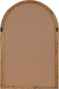 Miroir mural en osier arqué en bois, produit fait à la main, haut de gamme, style bohème, le best-seller le plus populaire. - Product Image 3