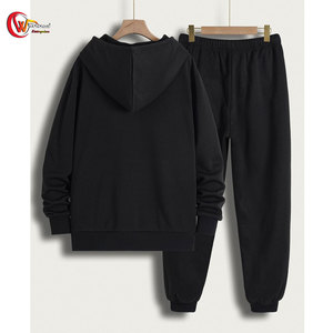 Concevez votre propre ensemble de survêtement deux pièces en polaire respirant et écologique pour homme, idéal pour l'extérieur en hiver - Product Image 2