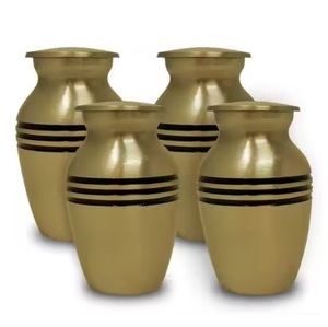 Elegantes urnas de metal para cenizas, mini urnas de recuerdo para adultos, mascotas o bebés, Diseño Artesanal y grabado a bajo precio - Product Image 3