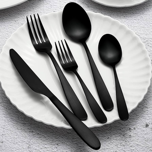 Ensemble de couverts de banquet en métal antique en argent et or disponible en acier miroir pour ensemble d'utilisation de mariage - Product Image 3