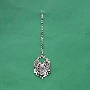 Classic Oxidised Plating Tikka for <b>Bridal</b> <b>Headwear</b> - Product Image 2