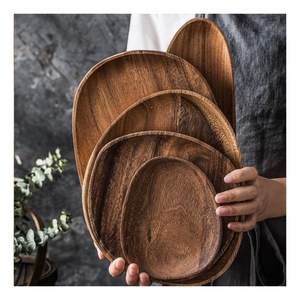 Bandeja de madera de comida de moda Bandeja de madera ecológica Uso en restaurante para servir bistec con forma y tamaño personalizados de 99 GD - Product Image 1