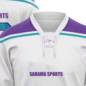 เสื้อกีฬาฮอกกี้น้ำแข็งสำหรับผู้ชายเสื้อเจอร์ซี่น้ำแข็งพิมพ์โลโก้ตามสั่ง - Product Image 2