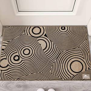 Tapis de sol moderne en polyester antidérapant, adapté aux animaux domestiques, certifié OEKO-TEX, lavable, 45x75cm - Product Image 2