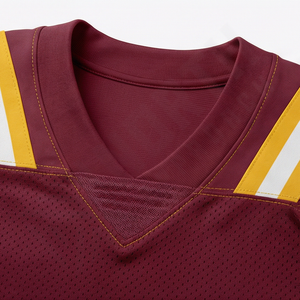 Ensemble de maillot de football américain personnalisé à col en V pour club de jeunes, en tissu polyester, imprimé par sublimation, compression, performance - Product Image 4