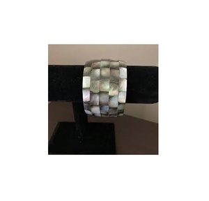 Bracelet en laiton de haute qualité en nacre mode plaqué or Bracelet en nacre élégant design supérieur - Product Image 5