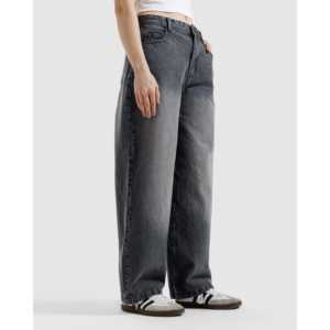 กางเกงยีนส์ทรงบอยเฟรนด์ขาบาน ระบายอากาศได้ดี เอวสูง ไซส์ XL แต่งลายปักคริสตัล ขาดๆ แบบสกินนี่ พิมพ์ลาย - Product Image 4