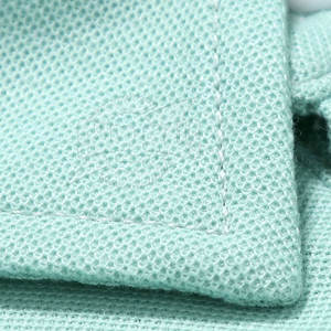 Camiseta de polo de secado rápido para hombre Diseño de patrón sólido único Nueva llegada Tela de punto de manga corta de talla grande - Product Image 4