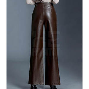 กางเกงหนังผู้หญิงใส่สบาย เอวสูง กางเกงหนังนุ่มมีสไตล์และทนทาน - Product Image 2