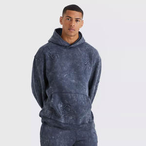 Nouveau ensemble de survêtements 2 pièces pour hommes OEM avec logo personnalisé, pull-over, survêtement à capuche, dernière conception avec logo personnalisé - Product Image 3