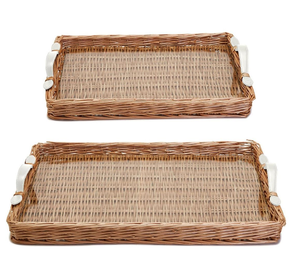 Organisateur de forme unique plateau en rotin taille personnalisée et Logo plateau de service pour cuisine maison hôtel fourni par l'Inde - Product Image 6