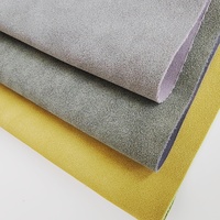 Cuir synthétique PU écologique et durable, tissu Yangbuck pour la tige des chaussures |   Cuir synthétique vegan de haute qualité pour la fabrication de chaussures