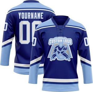 Jersey de Hockey sobre Hielo Personalizado con Bordado Sublimado, Secado Rápido, Servicio OEM, Nombre del Equipo Personalizado, Anti-UV, Transpirable - Product Image 5