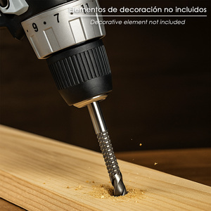 Fresa Rotativa per Legno con Attacco a Spina O/ 6 x 90 mm. Per Trapano / Fresatrice - Product Image 6