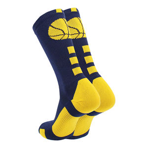 Calcetines de Baloncesto con Agarre para Pilates, Calcetines de Compresión Gruesos con Bucle, Calcetines Deportivos Profesionales Antideslizantes hasta el Tobillo - Product Image 4