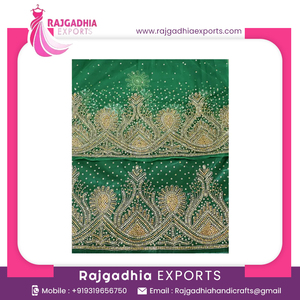 Ensemble George africain haut de gamme perlé avec foulard assorti et mode féminine en soie - Product Image 2