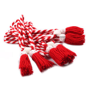 Accessoire d'uniforme de cérémonie de cordon de chapeau de fil de lingot léger fait sur commande pour l'article de vente d'équipement de défense personnelle - Product Image 1