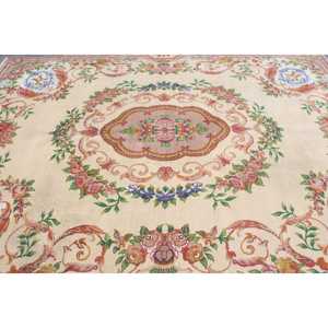 Alfombra Turca de 7.3x10.4 pies (222x318 cm), Alfombra Vintage con Bordes Rojos - Product Image 4