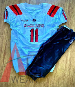 Uniformes personnalisés de football américain Uniformes personnalisés de football américain en or Uniformes personnalisés de football en sergé - Product Image 4