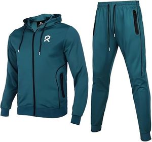 Conjunto Deportivo de Algodón de Moda, Cuello Redondo, Personalizable, Verde, para Hombre y Mujer, Estilo Francés, Unisex - Product Image 4