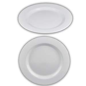 Plato Plano de Cerámica Moderna AJP, Ecológico, con Gran Superficie, Resistente a Roturas, para Fiestas y Uso Diario - Product Image 4