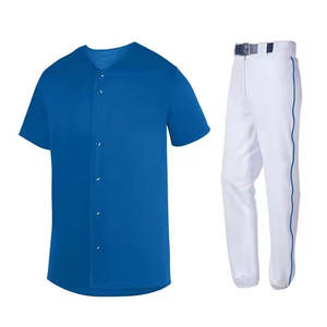 Conjunto de uniforme de béisbol unisex transpirable de equipo personalizado más vendido para hombres tamaño personalizado secado rápido nuevo estilo diseño de moda - Product Image 2