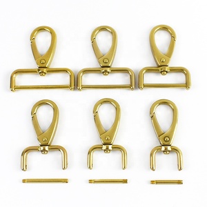Deepeel XP165 Vente en gros de mousqueton détachable en laiton mousqueton en cuir fermoir en métal mousqueton pivotant pour sac spécial pièces accessoires - Product Image 5