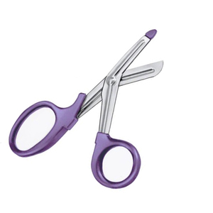 กรรไกรตัดผ้าพันแผลอเนกประสงค์กรรไกรตัดมุมไปด้านข้างหยักภายใน1สอบสวนใบมีดแหลม180มม7 "พยาบาลยูทิลิตี้กรรไกร - Product Image 4