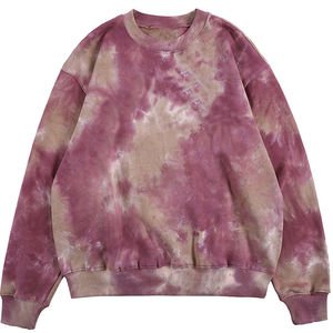 Custom 100% Cotton Fleece Breathable <b>Tie</b> Dye Winter <b>Zipper</b>-Up Sweatshirt Regular Length Digital Printing OEM Service - Product Image 4