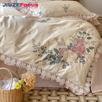 Ensemble de literie de luxe pour lit queen, tissé de qualité supérieure, avec housse de couette douce, 300 fils/cm², utilisable toute l'année